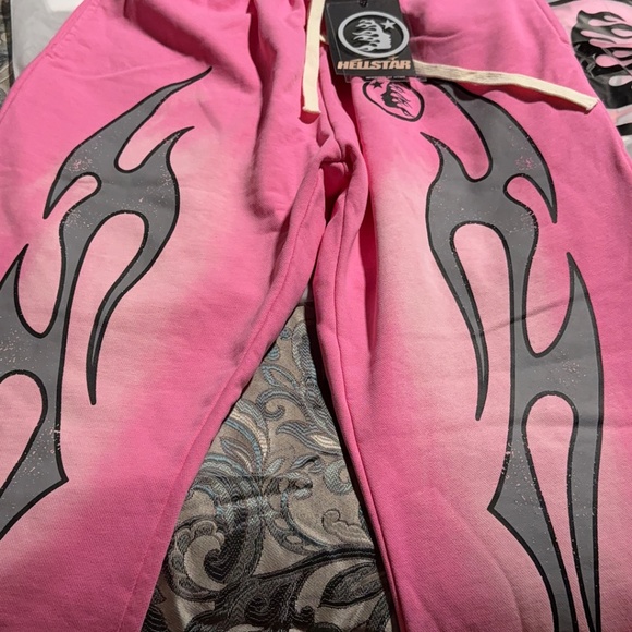 Pink Hellstar brainwashed Hoodie & Sweatpants - Picture 6 of 7